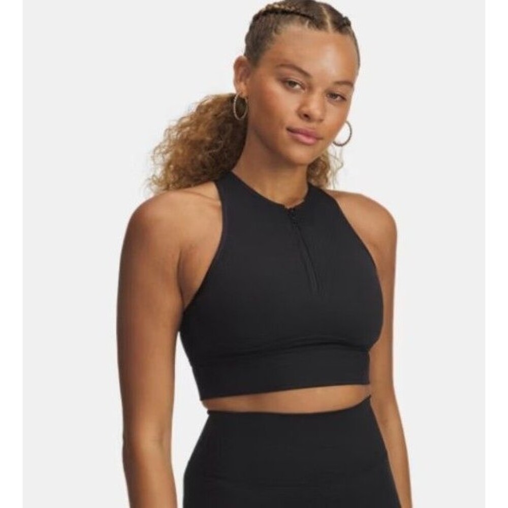 Under Armour Meridian Zip Tank Sportsbra Medium